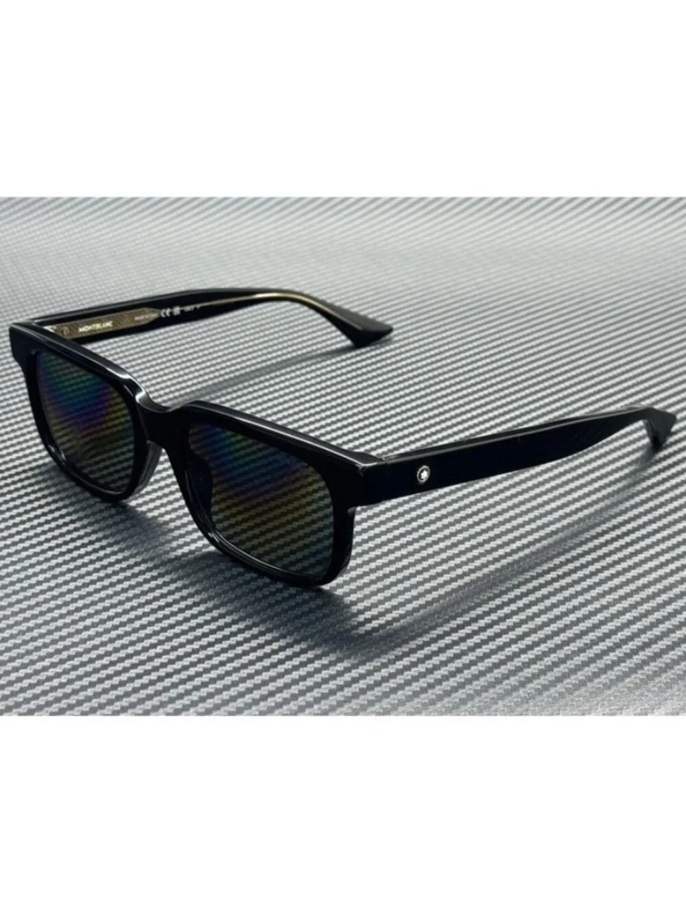 New Montblanc Men Black Sunglasses 54-19-150